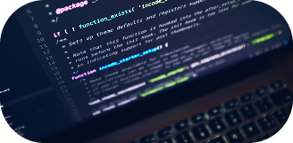 Decorative image about coding services